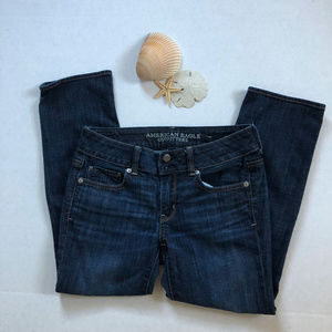 American Eagle Artist Crop Stretch Size 4